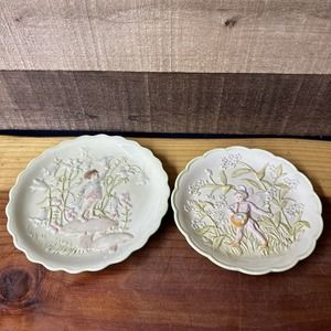 ENCHANTED WOODS  Plates Fairies j Wilfred/Charles Sadek Set Of 2